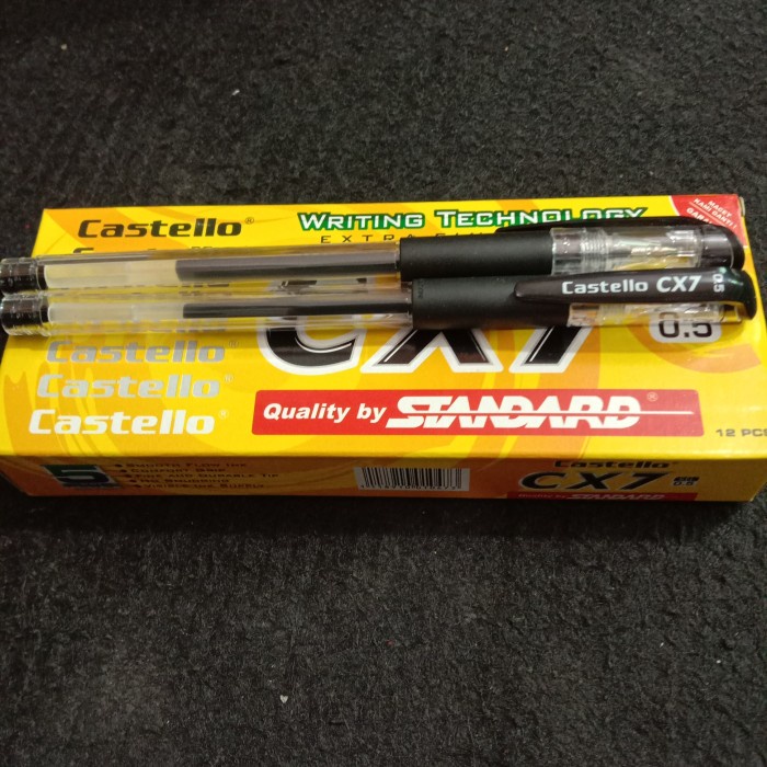 

Murah Pulpen Gel 0.5 Standard Castello Cx7 Bagus