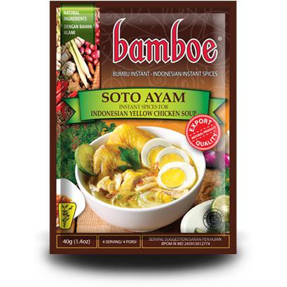 

BUMBU MASAK BAMBOE SOTO AYAM KOMPLIT