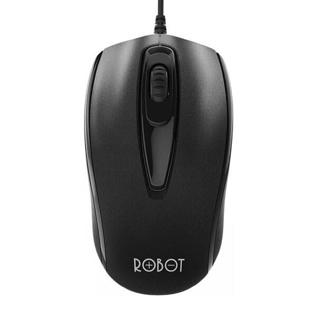 Black Mouse Kabel USB Robot M110 Mouse Kabel Wook Original