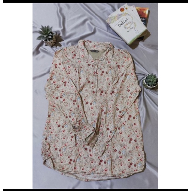 TUNIK BLOUSE ST.YVES KEMEJA KANTOR PAKAIAN WANITA MURAH ELEGAN CANTIK