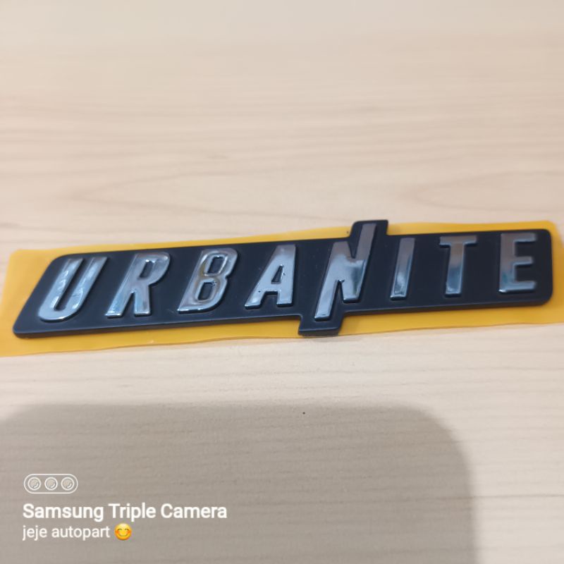 emblem bagasi tulisan URBANITE original