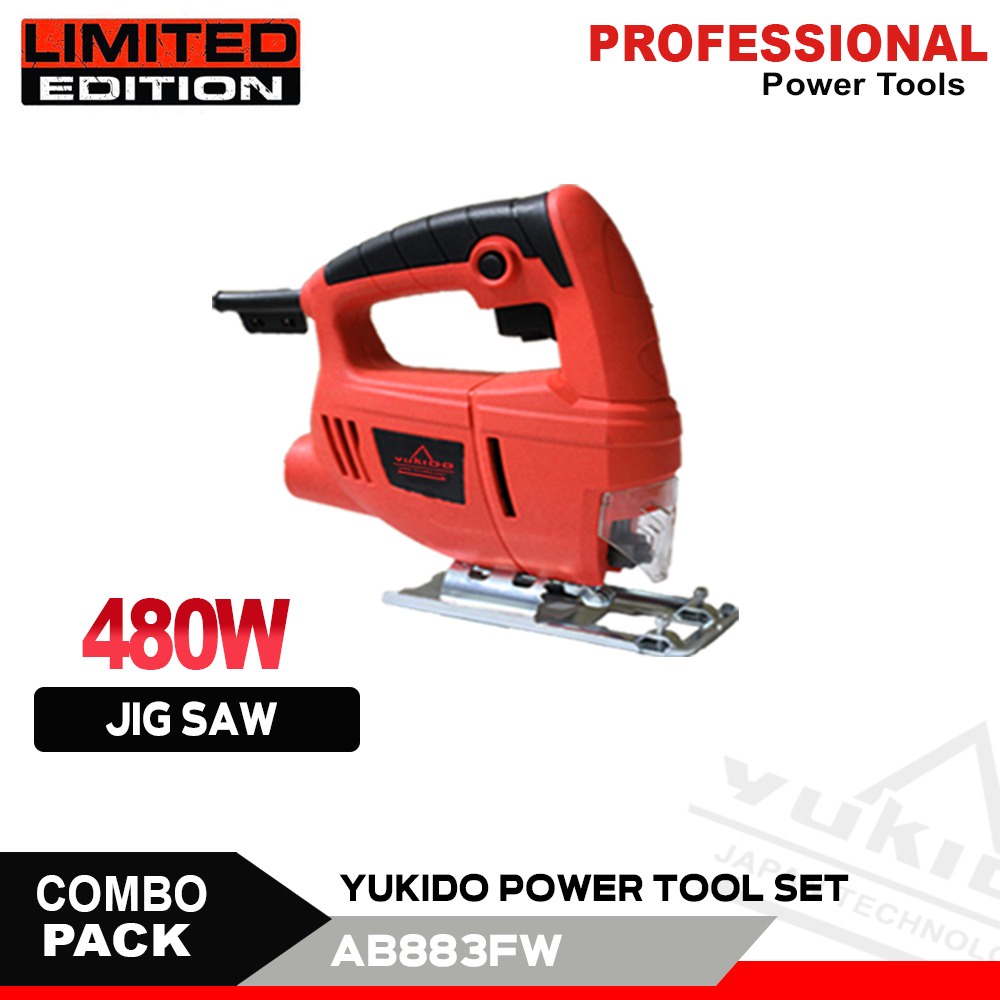 1x Klik Dapatkan 3 Item DIJAMIN ORI !! YUKIDO 1 SET KOPER BOR LISTRIK IMPACT DRILL 13MM MESIN GERENDA 4INC + JIGSAW  FREE AKESOSORIS PLUS BOX