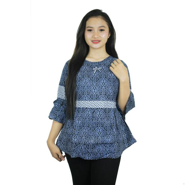 Blouse batik peplum