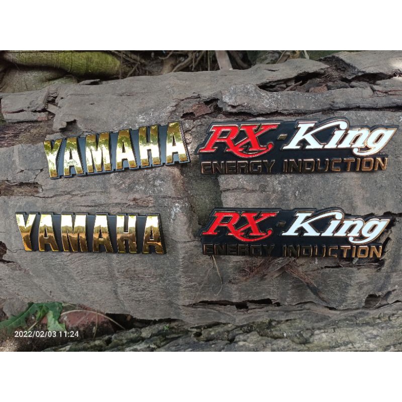 EMBLEM tangki RX king logo tangki Yamaha RX king emblem logo box aki Yamaha RX king