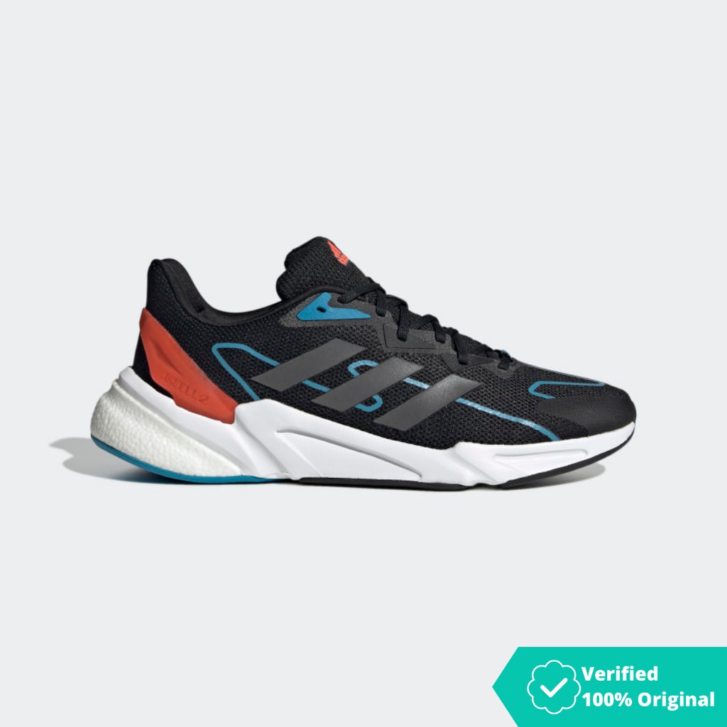 Adidas X9000L2 Jetboost Core Black / Dark Grey / Red Sun