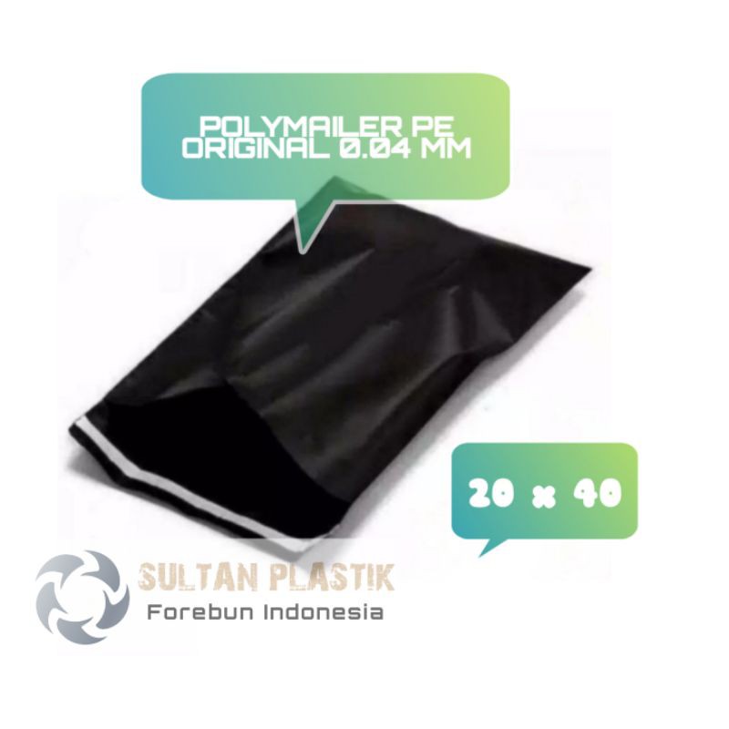 

Plastik polymailer packing olshop 20x40 PE isi 100