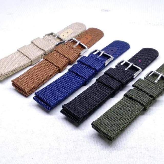 Tali Jam tangan Canvas 20mm Swiss army