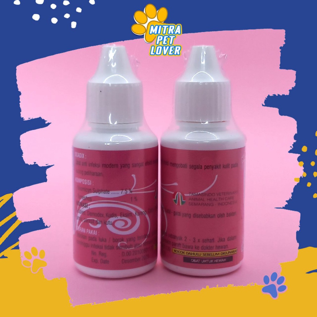 OBAT INFEKSI KUCING - SCADIX CAT DROP 30 ML ORIGINAL - CAT SCABIES UNTUK KULIT LUKA AMPUH AMAN UNTUK KUDIS KORENG EKSIM GATAL KITTEN PET ANIMAL HEALTHCARE AND VETERINARY TAMASINDO OBAT KESEHATAN DAN VITAMIN TERNAK HEWAN BINATANG PELIHARAAN MITRAPETLOVER