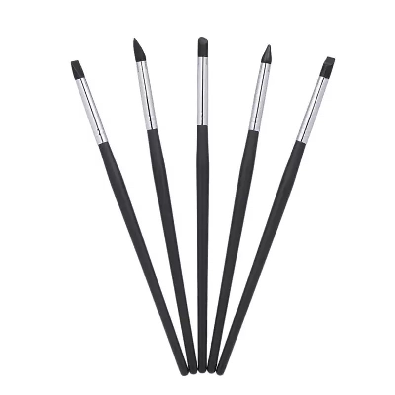 Dental kuas silicone brush pen carving kuas silicon brush gigi hitam silikon black alat ukir tambal gigi