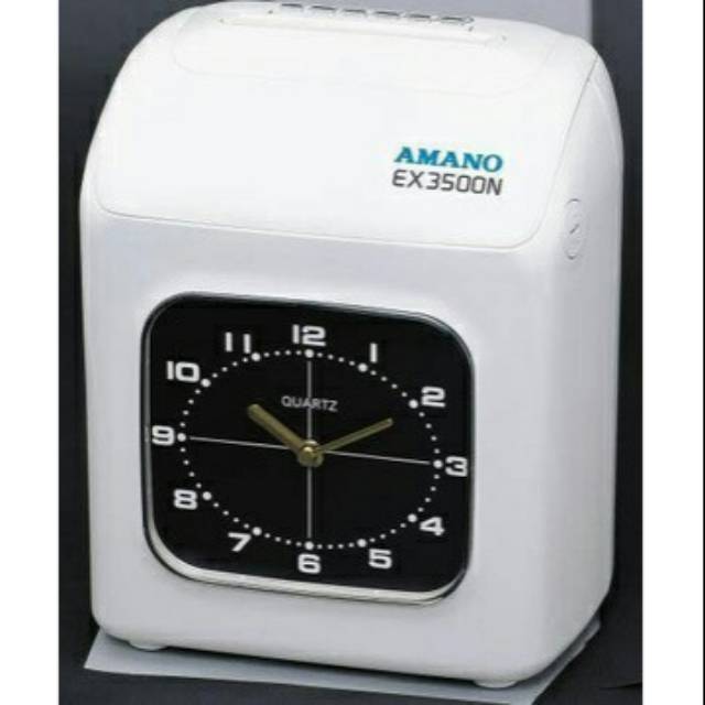 Paket AMANO EX3500N (GARANSI) +Bonus 1 Pack Kartu Absen - Mesin Absen / Absensi Kartu 3500N