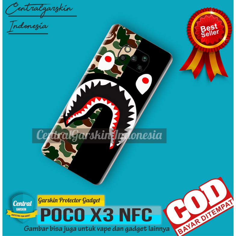 COD Garskin Pocophone X3  poco X3 NFC FULLBODY - Bape ARMY [central garskin]