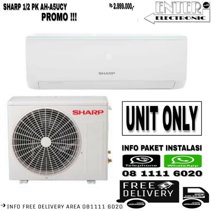 Sharp Ac 1/2 Pk Ah A5Ucy - Ac Sharp 1/2 Pk R32 Turbo Cool Series #98