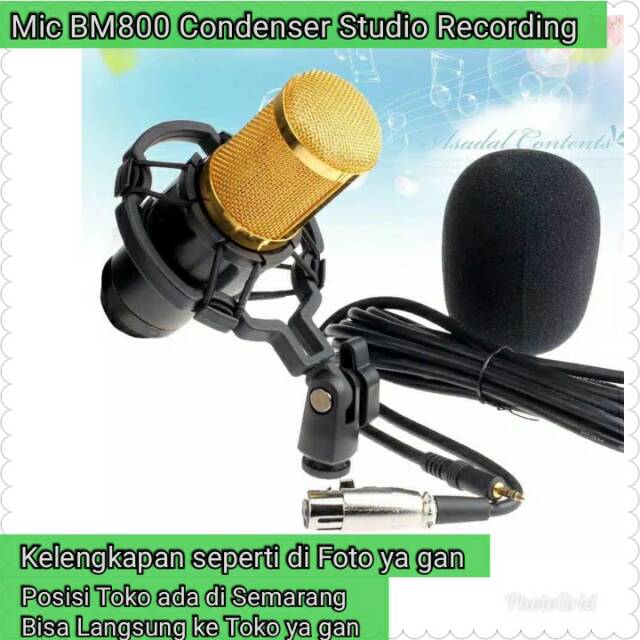Microfon Condenser BM800 Mic condenser