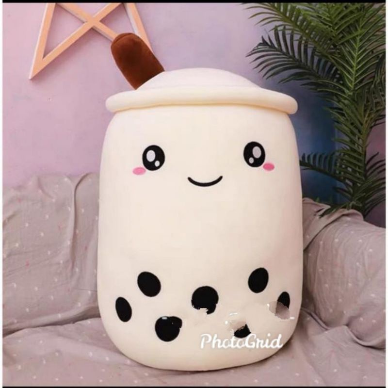 BONEKA BOBA / BONEKA BOBA LED LAMPU KEDIP / Boba Bubble Milk Tea Brown Sugar