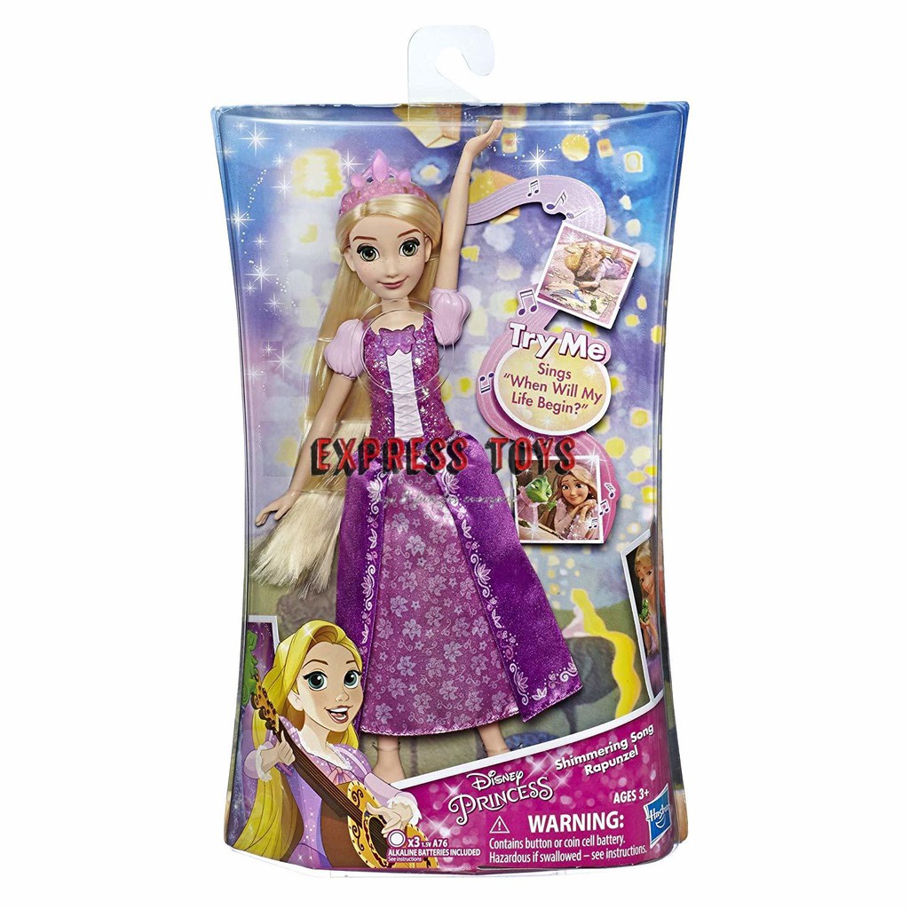 disney rapunzel singing doll