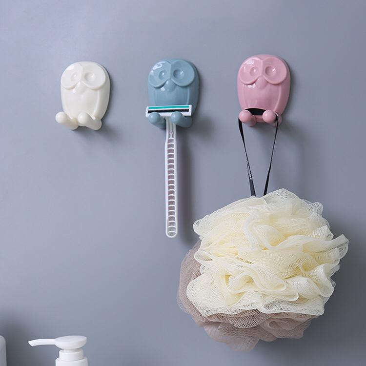 Toothbrush Hanger Motif Owl / Hook Kabel Charger Sahaver Sikat Gigi