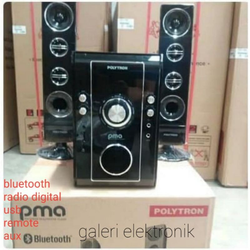 Speaker polytron pma 9506/9526karaoke,mic, usb,bluetooth,sd card,remote,aux