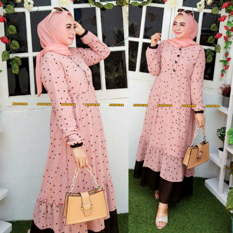 GAMIS CERUTY BABY DOLL MOTIF POLKADOT REMPEL BAWAH GAMIS CERUTY BABY DOLL MOTIF BUNGA GAMIS DUA LAYER MOTIF BUNGA GAMIS DUA LAYER MOTIF POLKADOT