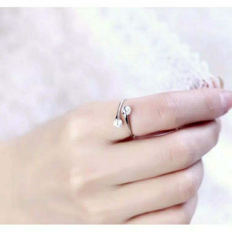 Cincin korea imoet double permata zircon uk 6-7-8