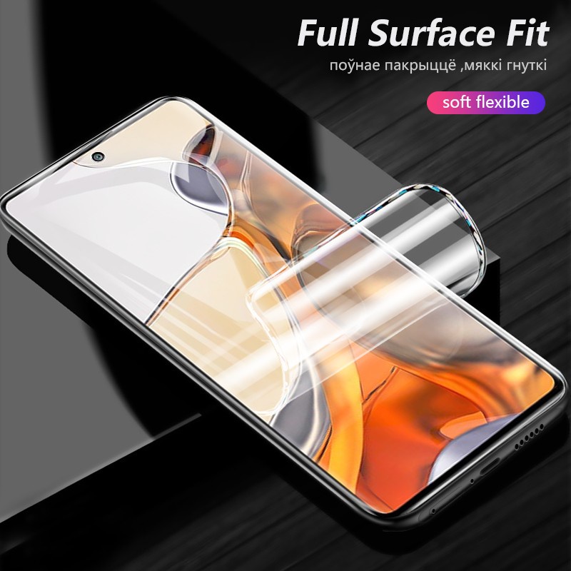 XIAOMI 11T 11 T PRO MI 10T MI 10 T PRO ANTI GORES HYDROGEL CLEAR FULL SET DEPAN DAN BELAKANG BENING FRONT AND BACK PLASTIK SCREEN GUARD DAN PELINDUNG BELAKANG SKIN GARSKIN ANTI JAMUR