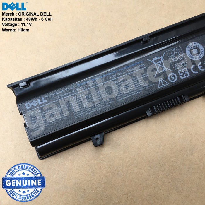 Original Baterai DELL N4030 N4020 M4010 N4030D 14V 14VR TKV2V 0M4RNN