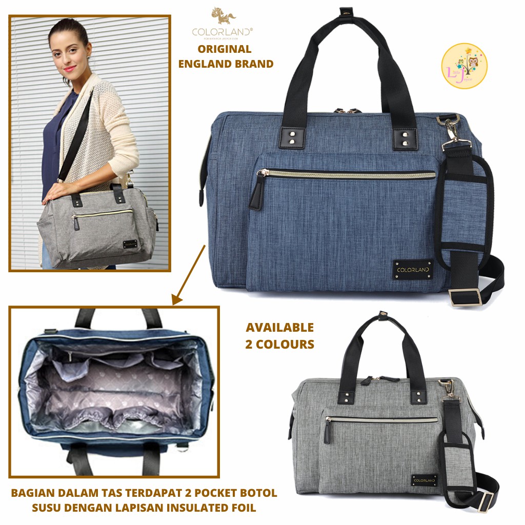 Diaper Bag ORIGINAL ENGLAND Brand Luxury Zera Tote Bag Tas Bayi Baby Bag Sling Bag