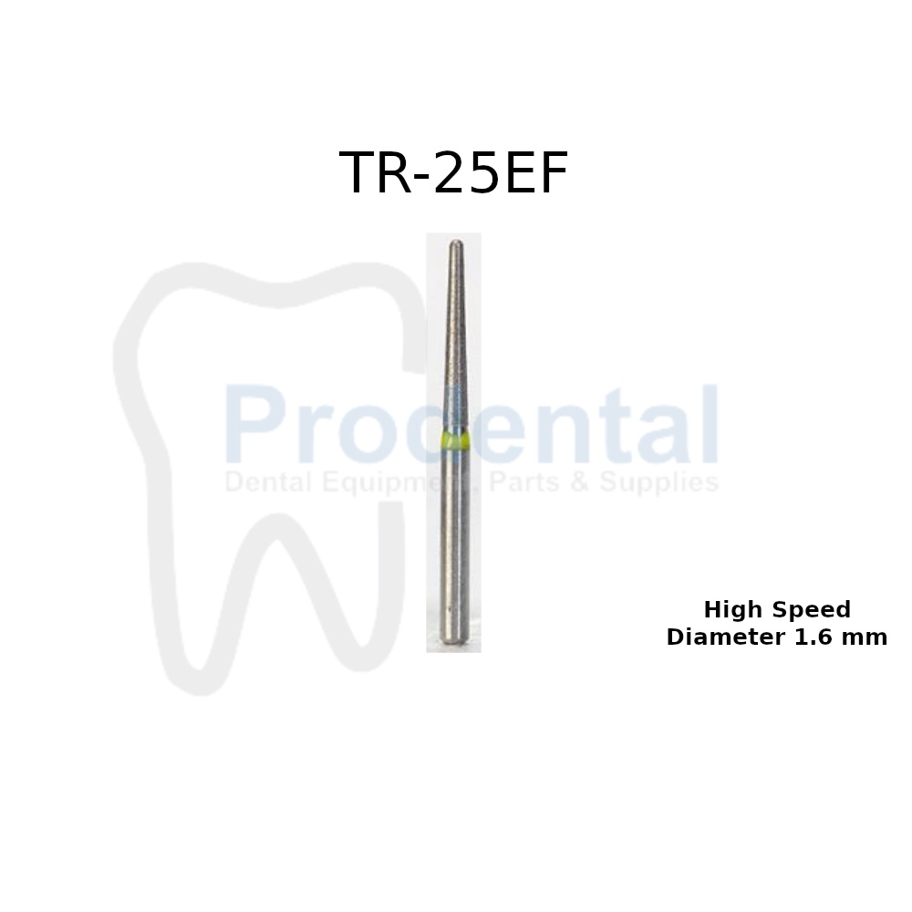 Bur Gigi TR-25EF Unbrand / Bur High Speed Handpiece / Bur Gigi Diamond / Mata Bur Gigi Highspeed