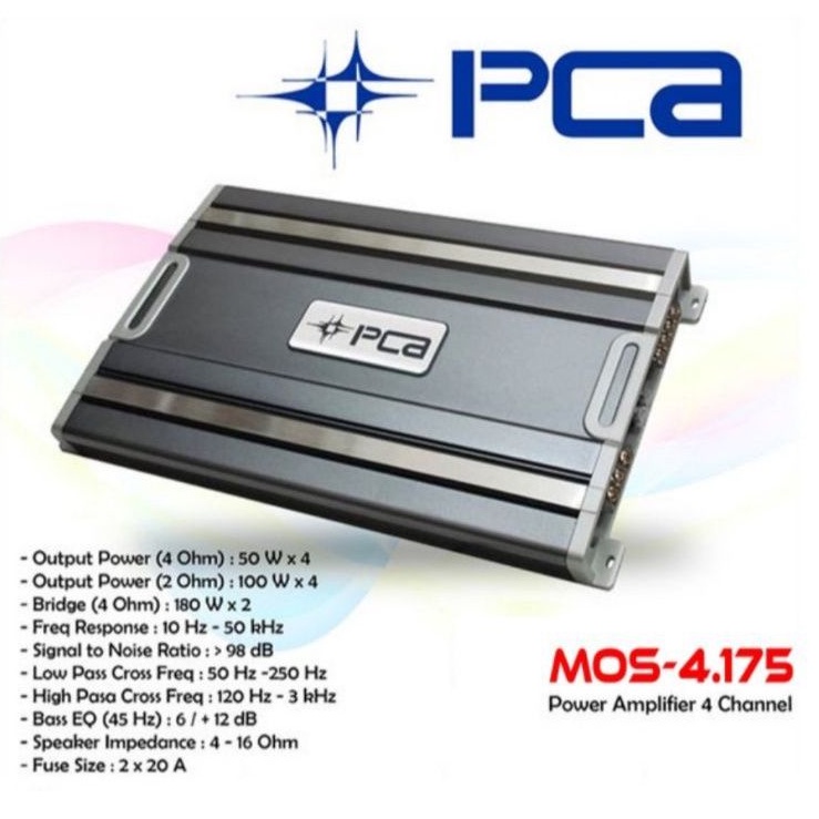 Power PCA MOS 4.175 Power 4 Chanel PCA