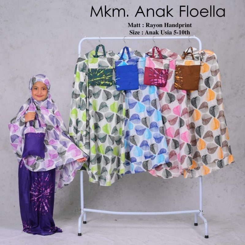 BISA CODMukena Bali Anak Pita Katun Rayon Super Adem Tas Sajadah 6 - 9 Tahun Cantik Murah