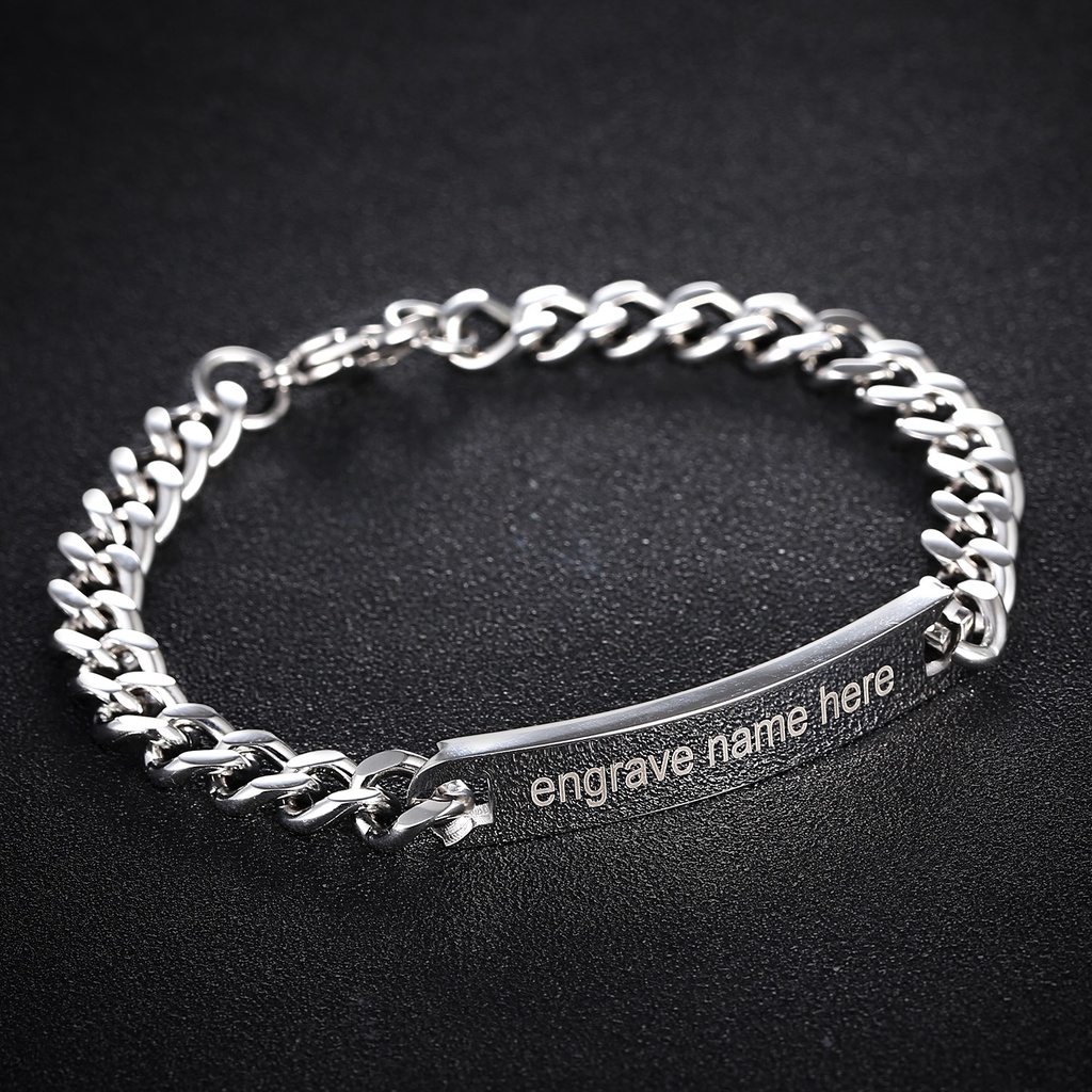 Gelang Pasangan Bahan titanium steel Untuk Pria Dan Wanita