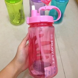 Jual PROMO!! Botol Minum Tumbler Ukuran Besar 1 LiterEnjoy Life Tumblr ...