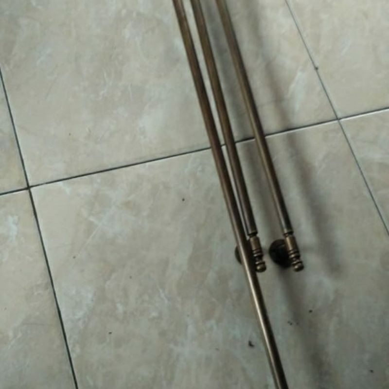 Handle / Tarikan Laci Lemari Pintu Rumah Kuningan Antik Murah 60cm