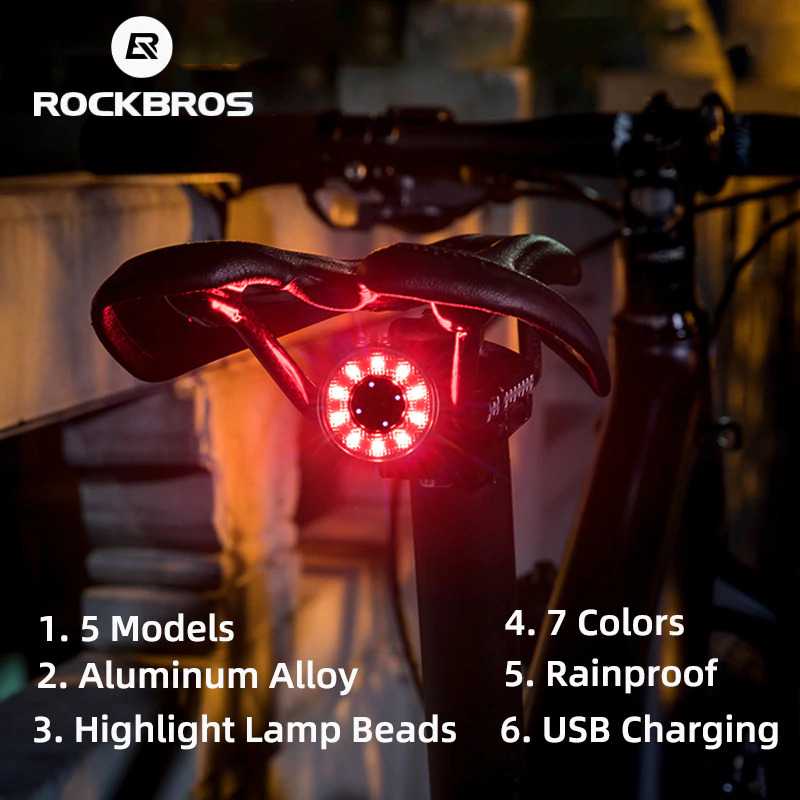 Rockbros Q1 Lampu Sepeda LED Taillight - TL907Q52