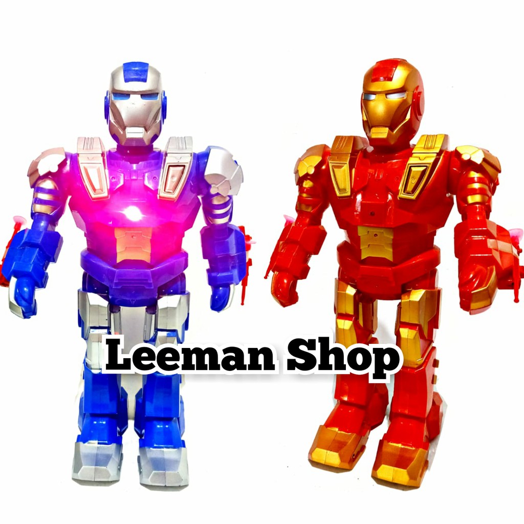 MAINAN ROBOT IRON MAN NYALA LAMPU BESAR BFG.5003 BO/IM