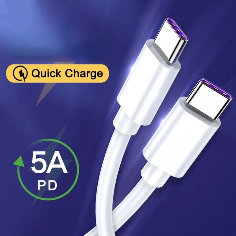 Kabel Data / Charger Usb Tipe C Fast Charging 5a 80w Panjang 1m