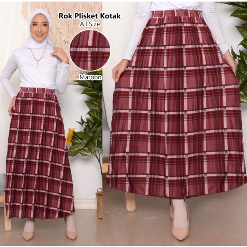 GS-ROK PLISKET MOTIF YEJIN TERLARIS / ROK PLISKET PANJANG / ROK PLISKET MUSLIM / ROK MAXY