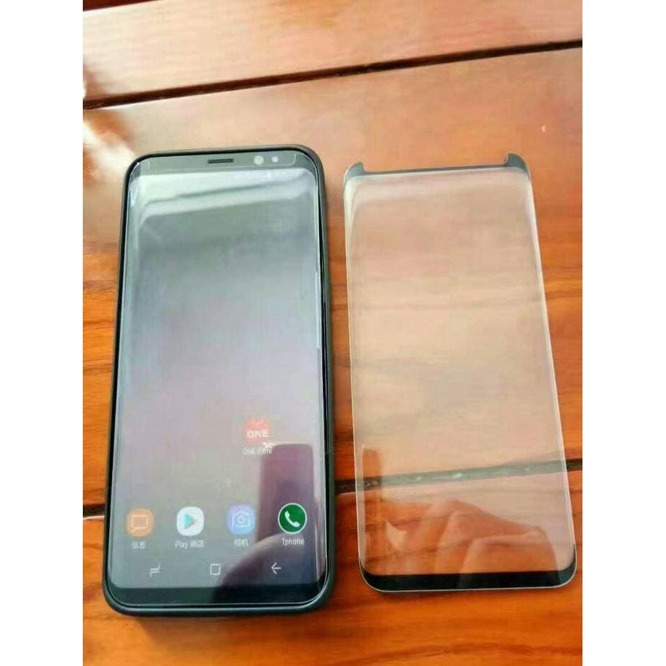 S8 + TEMPERED GLASS CASE FRIENDLY + GOOD TOUCHSCREEN (TESTED) SILVER