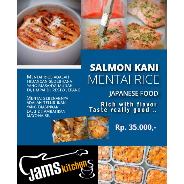 

SALMON KANI MENTAI RICE