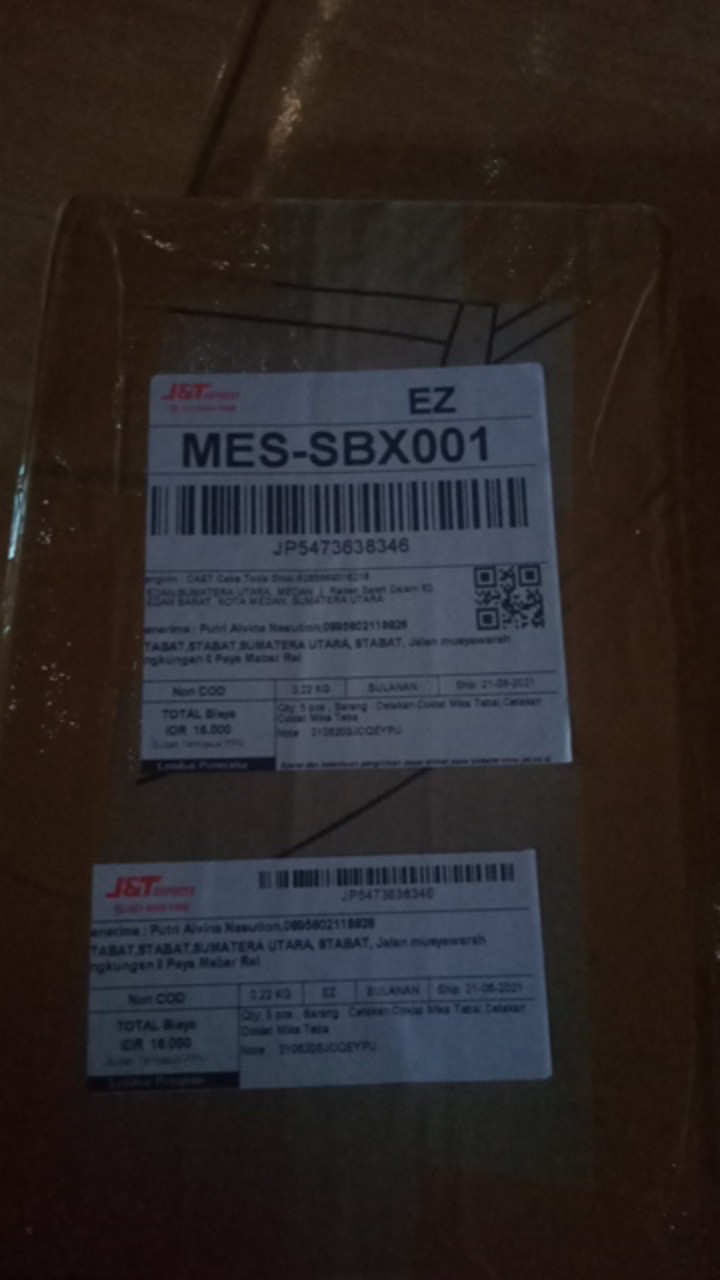 Cetakan Coklat Mika Tebal