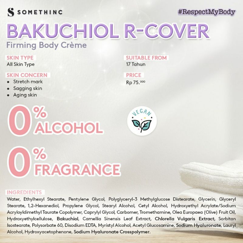 SOMETHINC BAKUCHIOL R-COVER FIRMING BODY CREME