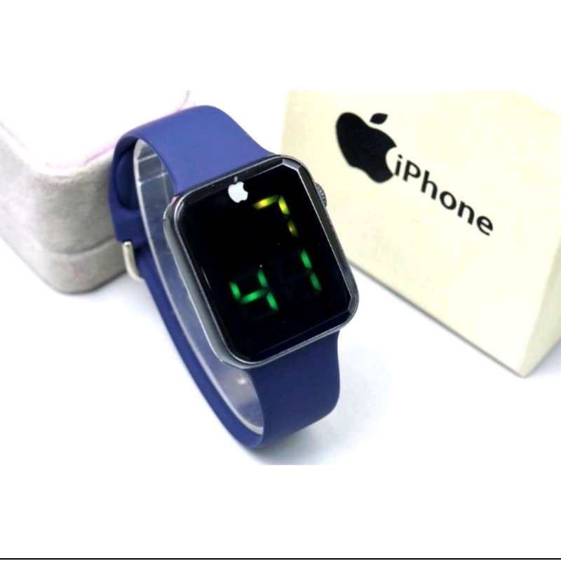 jam tangan wanita phone kotak touchscreen case hitam