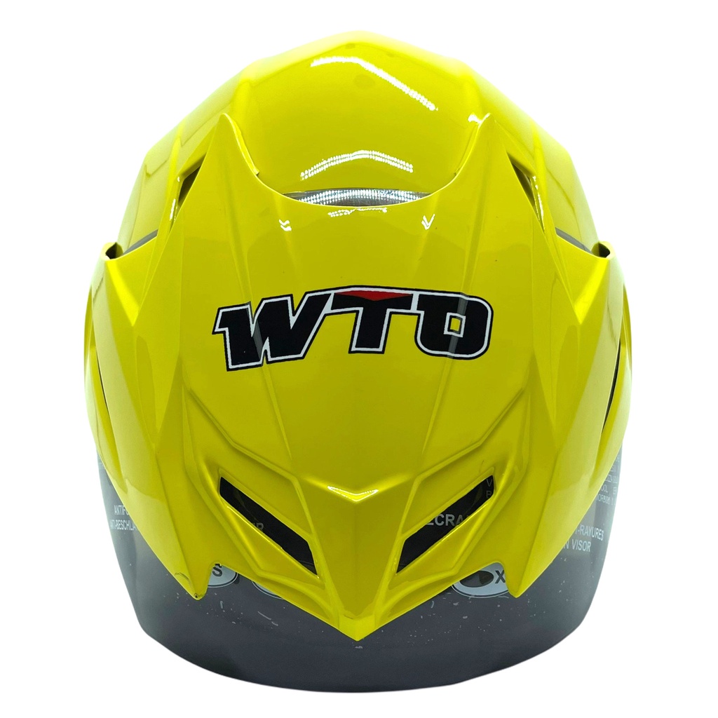 Helm WTO Z1R Pet - D-Smart Polos - Kuning - Half Face ALL SIZE