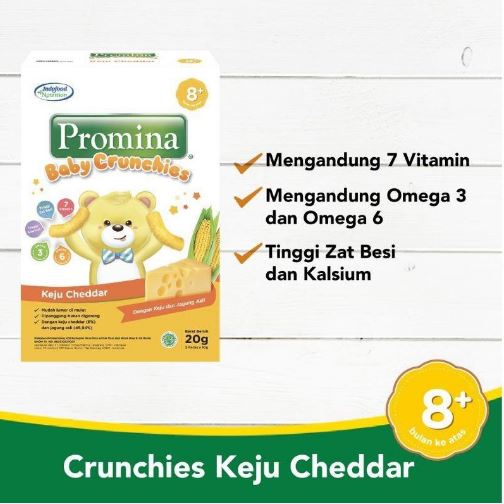 Promina Baby Crunchies 20gr (8bulan) Snack Bayi