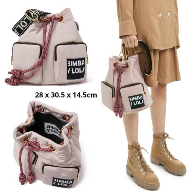 Bimba Y Lola Sack Bag Pink (PO)