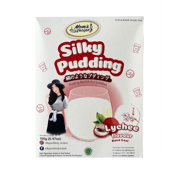 

SILKY PUDDING Lychee Forisa Mom's Recipe 155 gr PUYO Leci