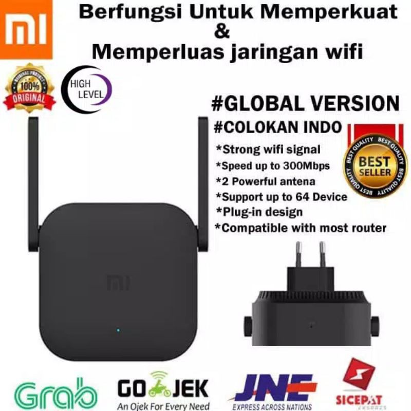 Penguat sinyal wifi Xiaomi Wifi pro wifi amplifier / extender2 terbaik