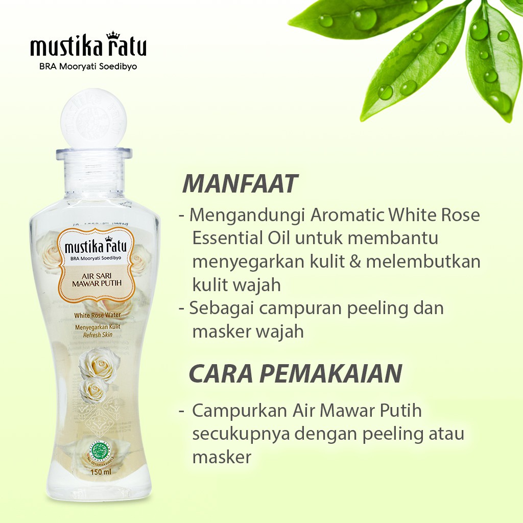 ✦SINAR✦ Mustika Ratu Pembersih Wajah &amp; Penyegar 150ml