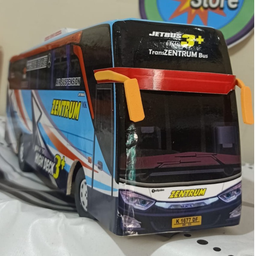 miniatur bus bis / mainan bus bis shd ZETRUM