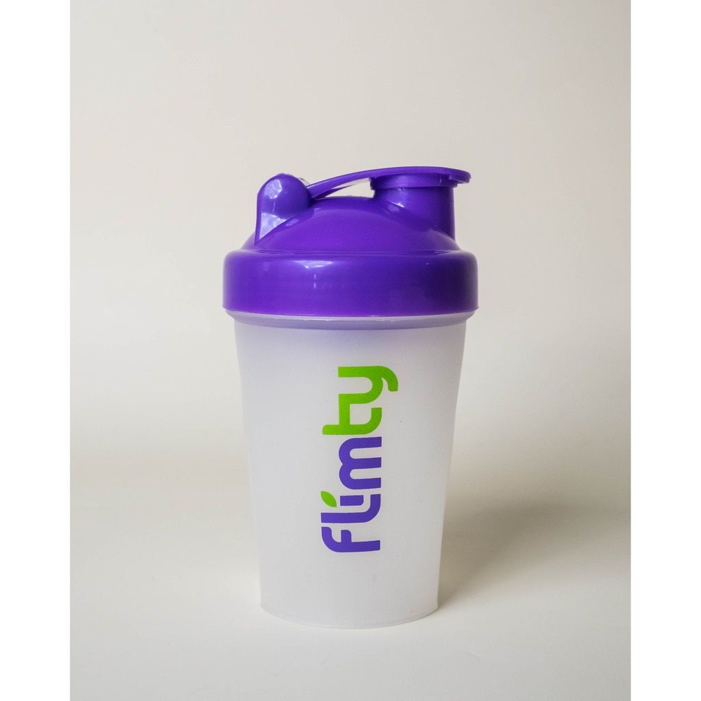 BOTOL SHAKER FLIMTY FLIMEAL 400ML WARNA UNGU