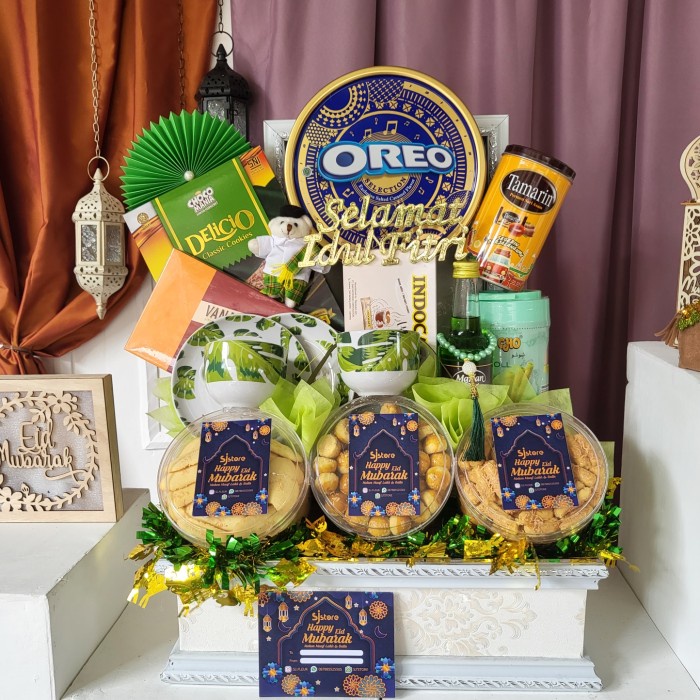 

Paket box hampers lebaran parcel idul fitri ramadhan kue kering 133